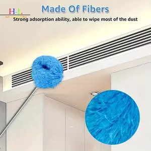 Quạt Trần Microfiber HL Kéo Dài Lên Đến 80cm Tay Cầm Dài Bụi Loing Có Thể Tái Sử Dụng Bàn Chải Bụi Cho Gia Đình Dễ Dàng Làm Sạch LMWU
