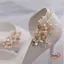 DWEL 2 Chiếc (1 Đôi) Quyến Rũ Giày Có Thể Tháo Rời Cao Gót / Giày Bốt Phụ Kiện Giày Cô Dâu Pha Lê Hoa