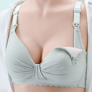 Larosa Áo Bra Cho Con Bú Chất Nơ Tăm Chống Chảy Không Gọng - LA128A