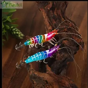 Jig mực YUUKII, Mồi chìm chậm phát sáng ngang, Wobbler 105mm 11g / 80mm 7g Webfoot Gỗ Tôm Bạch tuộc Mồi Câu cá biển