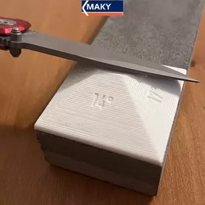 MAKY Hướng dẫn góc đá mài kép 7 góc có thể điều chỉnh đường ray chống trượt Hỗ trợ mài cho nhà bếp và xưởng VN