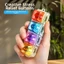 Bàn phím chuyển đổi cơ khí QEARY, 4 phím có đèn LED Móc khóa bàn phím LED, Đồ chơi nút Fidget cơ khí Chống mài mòn Bàn phím Fidget mới lạ trong suốt Ý tưởng quyến rũ