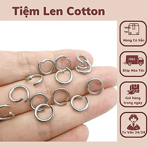 Khoen C nhiều màu sắc gắn vào móc khóa (90 khoen)