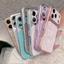 Ốp điện thoại mạ họa tiết núi tuyết đơn giản cho iPhone 17 Pro Max 16 Plus 15 14 13 Vỏ bảo vệ chống sốc