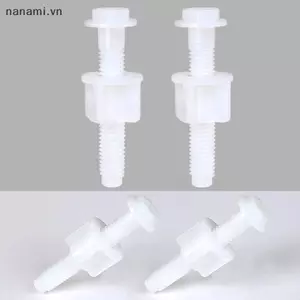2 Bu lông bản lề ghế vệ sinh Bộ lắp cố định vít Phòng tắm Vít sửa chữa ghế vệ sinh Dụng cụ phụ kiện [VN]
