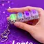 # HB # Rgb Lighting Móc khóa đàn áp sáng tạo Giảm căng thẳng Hiện vật Bàn phím Switch Test Illuminated Transparent Keycaps.