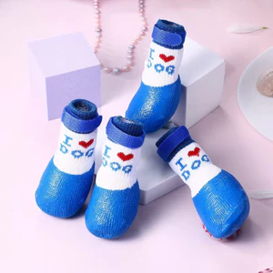 Tất Thú Cưng Chân Chống Bẩn Chống Thấm Nước Tất Chó Không Thể Rơi Xuống Chó Nhỏ Corgi Teddy Giày Ngoài Trời Cho Chó Đi Bộ 6.26 LIBG