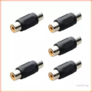 Bộ chuyển đổi đầu nối âm thanh Star RCAs Nữ sang Nữ cho các thiết bị và bộ khuếch đại Video