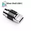 Vỏ Sợi Carbon USB C Kết Nối Với Chip ALC5586 Type-C Conector DIY Tai Nghe Cắm Điện Tử Tai Nghe Jack 5 Chiếc Loại C Vỏ Đen 5 Chiếc