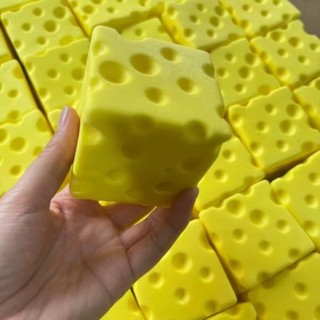 Squishy Phô Mai Khối Bóp Đồ Chơi Bơ Mềm Phô Mai Fidget Đồ Chơi Phục Hồi Chậm Đẩy Giảm Căng Thẳng Đồ Chơi Cảm Giác Giảm Căng Thẳng