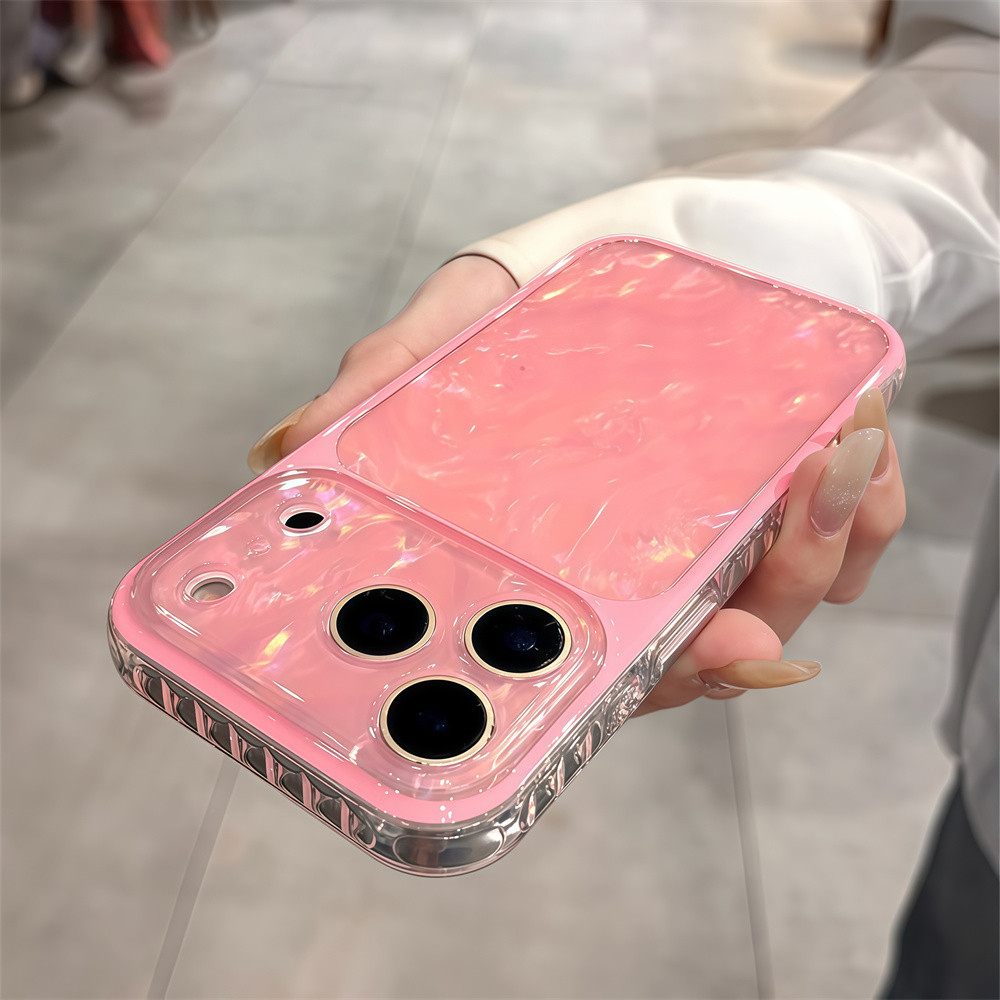 Ốp điện thoại từ tính có họa tiết vỏ chất lượng cao cho iPhone 17 Pro Max 16 15 pro max Bảo vệ ống kính chống rơi Vỏ cứng bảo vệ điện thoại