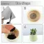 GCDHome 50 Chiếc Nồi Lỗ Lưới Miếng Lót Lưới Tròn Thoát Nước Lỗ Màn Hình Cho Đáy Nồi Ngăn Ngừa Mất Đất Cây Cảnh Hoa Dụng Cụ Làm Vườn HOT
