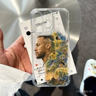 Ốp Điện Thoại Phong Cách Mới Graffiti Bóng Đá Bé Trai Thời Trang Thích Hợp Cho iPhone 14promax ip 14 15 16 17 pro max xr xs 12promax 11 12pro 13 14 15 promax Vỏ Bảo Vệ Linh Hoạt