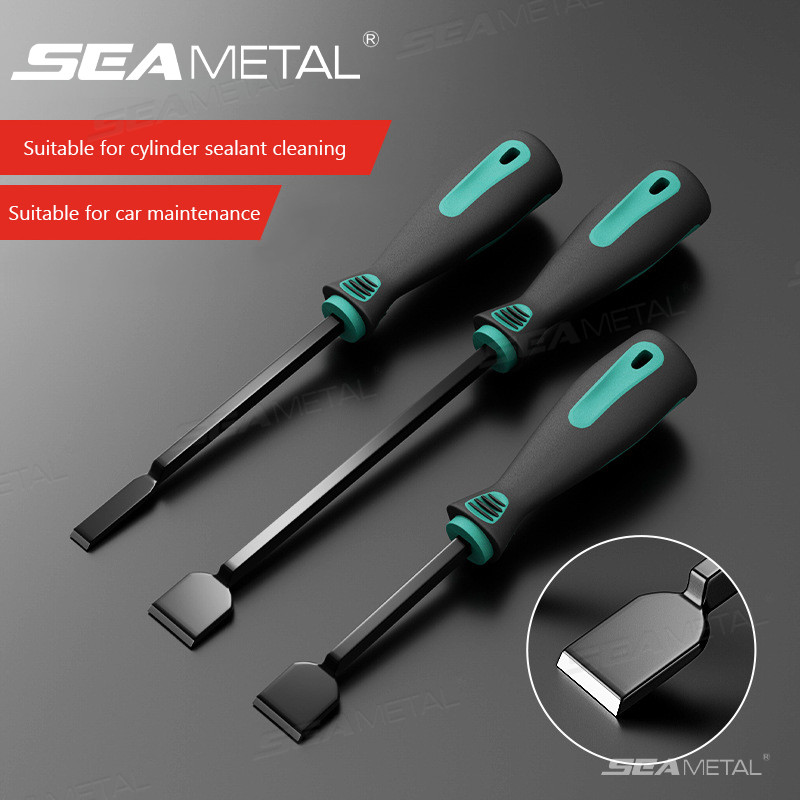 Dụng cụ cạo gioăng ô tô SEAMETAL loại bỏ cặn gỉ và làm sạch kết cấu, lưỡi cạo xi lanh ô tô, dụng cụ làm sạch tay cầm mở rộng