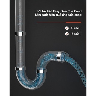 [🔥Rẻ AIMVUKES ]Dây thông tắc cống, thông bồn cầu lò xo INOX siêu bền từ 3 đến 15m lắp cùng máy khoan đã có đầu nối
