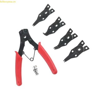 Fol 4 trong 1 Snap Nhẫn Kìm Circlip Kìm Bên Trong Bên Ngoài Chịu Lực Cho Nhẫn