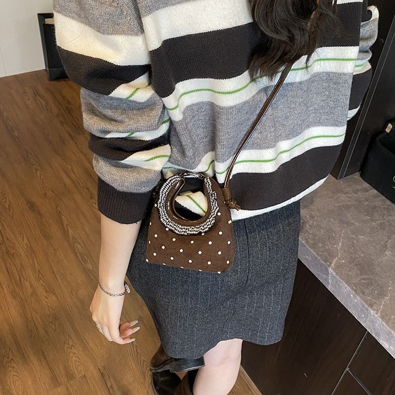 Túi đựng tai nghe đeo chéo Mini mới Ví đựng tiền xu