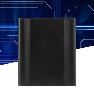 Làm mát bằng nhôm AWNGD, Hộp nhôm thiết kế loại chia 38 x 88 x 100mm, Dụng cụ DIY Dụng cụ điện tử nhôm hợp kim nhôm màu đen mờ