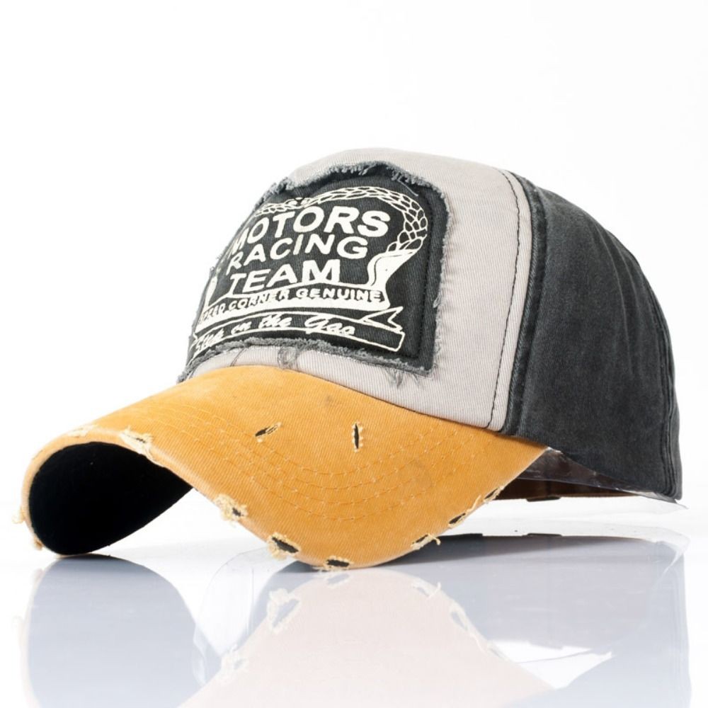 Mũ Hip Hop HOBBYIN, Mũ Bóng Chày Cotton Thoáng Khí, In Chữ Thời Trang Thường Ngày Có Thể Điều Chỉnh Đạt Đỉnh Mũ Dành Cho Nam Nữ