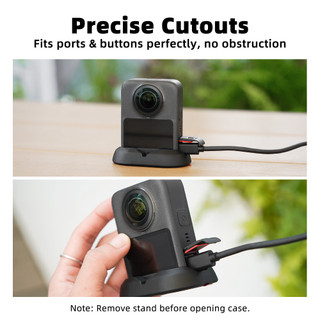 Dành Cho DJI OSMO 360 Đế Máy Tính Để Bàn Ghế Cố Định Ổn Định Camera Toàn Cảnh Đế Silicon Thể Thao Phụ Kiện Camera