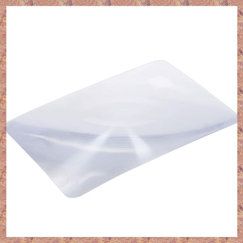 Kính lúp Trang ống kính Fresnel 3x Tấm phóng đại 180x120x0.5mm (R F C V)