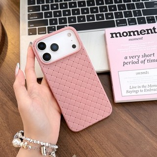 Màu Trơn Tản Nhiệt BV Họa Tiết Dệt Silicon Mềm Ốp Lưng Điện Thoại iPhone 17Promax 17Air 16Promax 16Plus 12 13 14 15 Pro Max 11 Chống Sốc Nam Nữ Vỏ Di Động