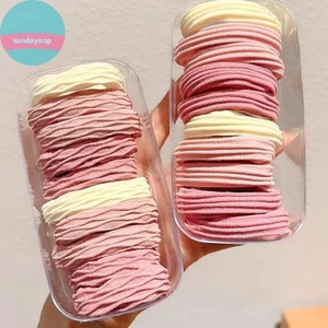 SUND Dây Buộc Tóc Độ Đàn Hồi Cao, Mềm Mại, Phù Hợp Cho Duổi Ngựa Và Phụ Kiện Tóc Hàng Ngày