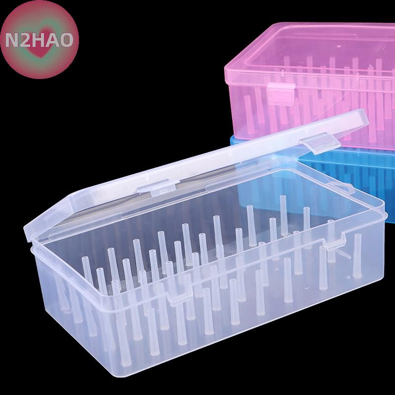 N2HAO 42 Trục Chỉ May Hộp Trong Suốt Dây Kim Sắp Xếp Lưu Trữ Hộp Đựng n