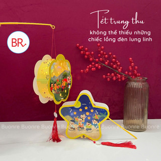 [Trung Thu 2025] Đèn Lồng Hình Ngôi Sao, Hình Hoa Cho Bé Vui Trung Thu - Đồ Chơi Cầm Tay, Phụ Kiện Decor Lớp Học ANGI