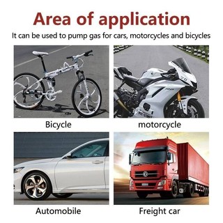 Bơm lốp xe 2 đầu đa năng tiện lợi dễ dùng cho các loại xe