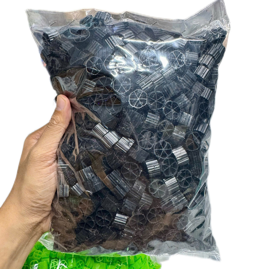 [Túi 100gram] Hạt Nhựa Kaldnes Vật Liệu Lọc Cho Bể Cá Cảnh