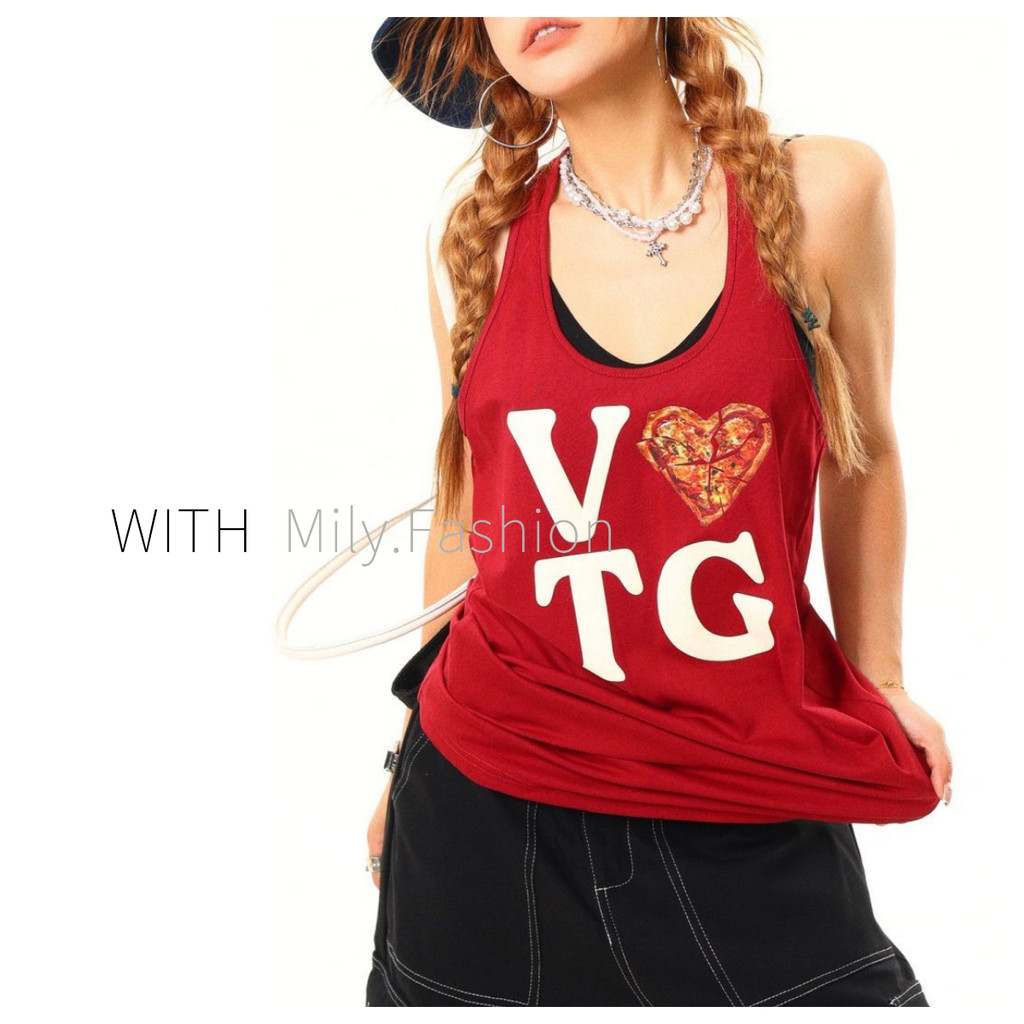 Milyfashion Áo Vest Retro Dáng Rộng Thoải Mái, Phù Hợp Mặc Ngoài Cho Nữ