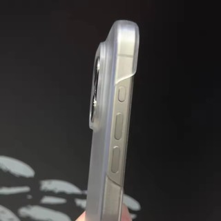 [JLK] Ốp lưng không khung trong suốt siêu mỏng mờ cho iPhone 17 12 Mini 11 15 16 Pro Max 13 14 Plus 17pro 17 Vỏ PC không viền khí