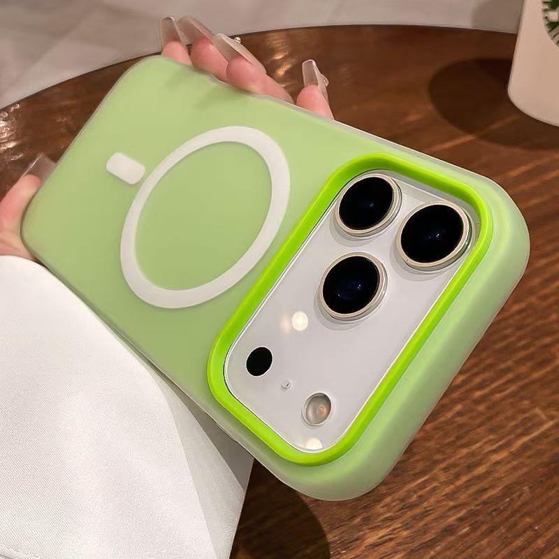 Ốp điện thoại cứng từ tính mờ 2 trong 1 sang trọng Jelly Thích hợp cho IPhone 17 16 15 14 13 12 11 Pro Max 17 AIR Ốp lưng