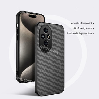 Ốp Lưng Cứng Honor 200 200Pro 200 Lite 5G Da Chống Sốc Họa Tiết Sợi Carbon Vỏ Từ Tính Honor 200 Pro Honor200 Lite Vỏ Điện Thoại Sạc Không Dây