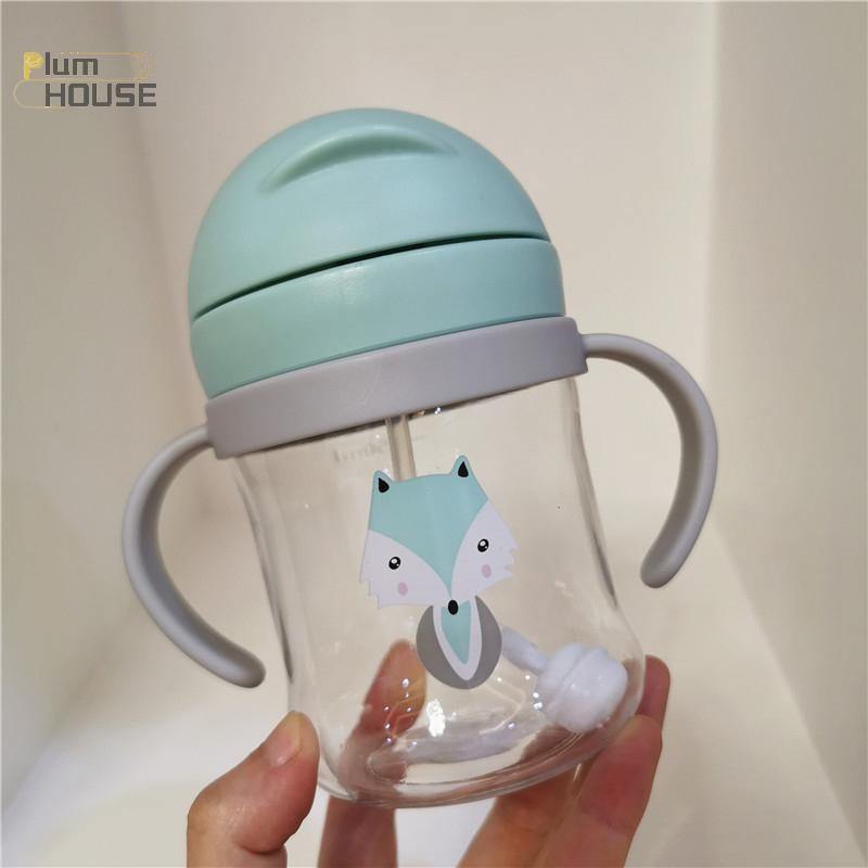 PlumHOUSE 250ml Cốc Cho Bé Có Ống Hút Học Cho Ăn Uống Cốc Tập Luyện VN