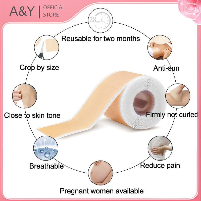 A & Y 1 Cuộn Silicon Gel Scar Sheet Miếng Dán Điều Trị Loại Bỏ Băng Bao Đốt Chấn Thương Sửa Chữa Mụn Tai Sẹo Phần Làm Đẹp Da.