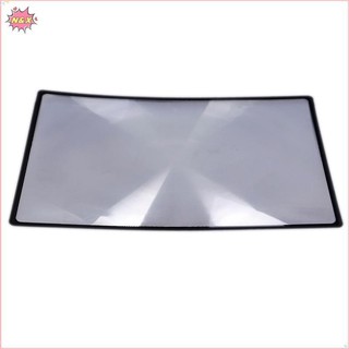 Tấm kính lúp PVC phẳng N & X A5 X3 trang sách Kính đọc sách phóng đại.