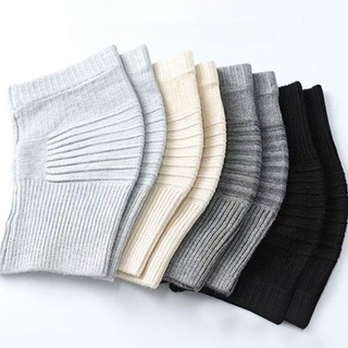 Miếng đệm nẹp đầu gối EARTHLYCO, Dụng cụ sưởi ấm đầu gối bằng vải Cotton giữ nhiệt mềm, Nam nữ dệt kim co giãn vừa vặn Miếng đệm đầu gối giữ nhiệt bảo vệ khớp