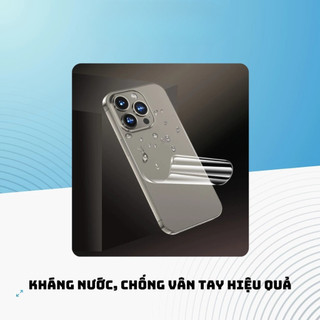 Miếng Dán mặt sau PPF Trong Suốt Chống Trầy Xước Dành Cho iPhone 17promax X/XS/11/12/13/14/15/16ProMax plus pro Air