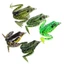 Mồi cá hồi Topwater Ếch Swimbait 5cm Mồi câu cá nhân tạo