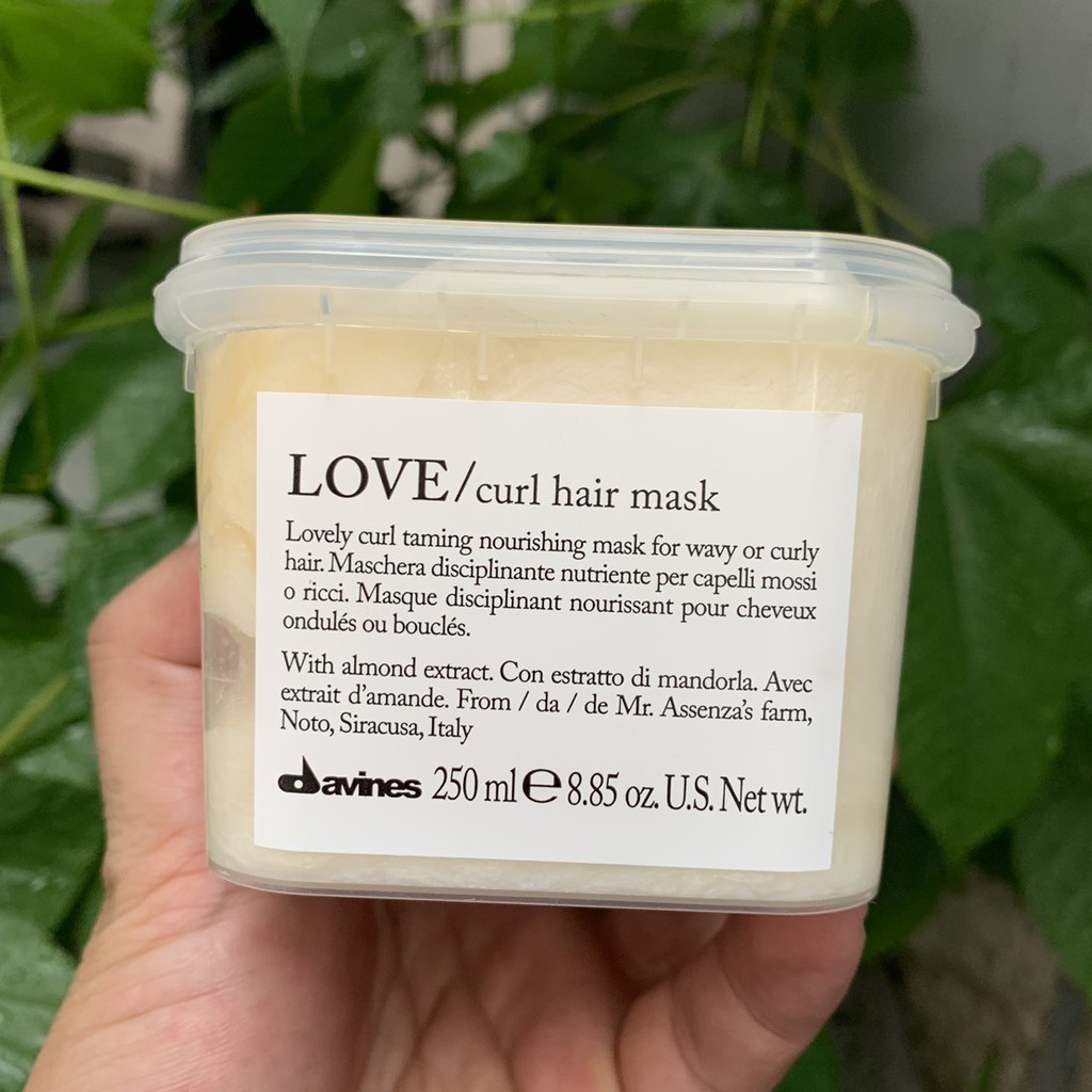 Hấp dầu mặt nạ dưỡng tóc xoăn Davines Love Curl Hair Mask 250ml [ MK ]