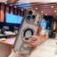 Ốp lưng điện thoại chống sốc 4 góc tích hợp giá đỡ từ tính tương cho iPhone 17 16 11 12 13 14 15 16 17 Pro max plus
