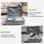 Máy bơm không khí túi nén ORDOBOX, Máy bơm chân không điện cầm tay có độ ồn thấp, Máy hút chân không Mini nhẹ có thể sạc lại Du lịch