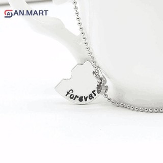Bigdealssuper 3 Cái / bộ Trái Tim Chia Mặt Dây Chuyền Vòng Cổ Người Bạn Thân Nhất Bff Tình Bạn Cặp Đôi Vòng Cổ Trang Sức Thời Trang Siêu