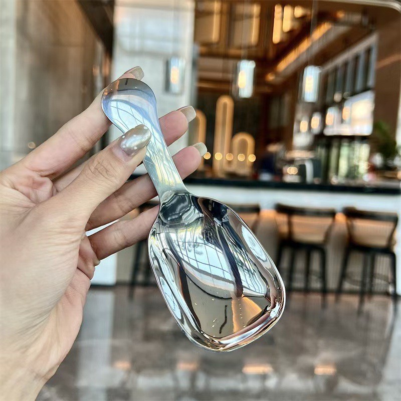 Thìa Trà Inox Thìa Cà Phê Thìa Thìa Đo Thìa Trà Dày Thìa Tráng Miệng Thìa Đo Thìa Trà Mini Tay Cầm Ngắn Thìa Trà SHIM