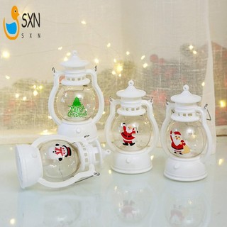 Đèn LED Giáng Sinh Đèn Lồng Trang Trại Đèn Lồng Năng Lượng Mặt Trời Treo Đèn Mộc Mạc Cho Bạn Bè Gia Đình Hàng Xóm Quà Tặng