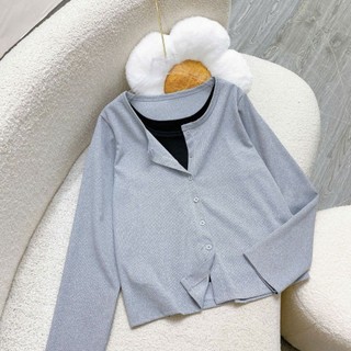 Set 2 Món Bigsize Nữ Áo Thun Mỏng Dáng Cardigan Khoác Ngoài Kèm Áo Ba Lỗ A310-G245