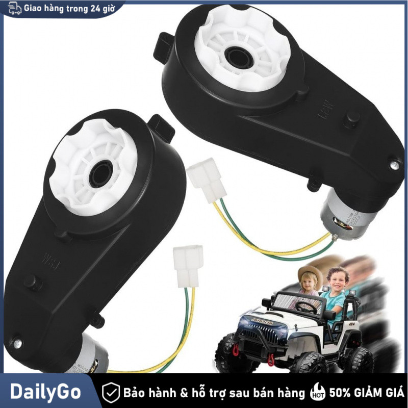 Động cơ WSJ RS390 12V, kèm giắc cắm điện, chuyên cho xe ô tô điện trẻ em