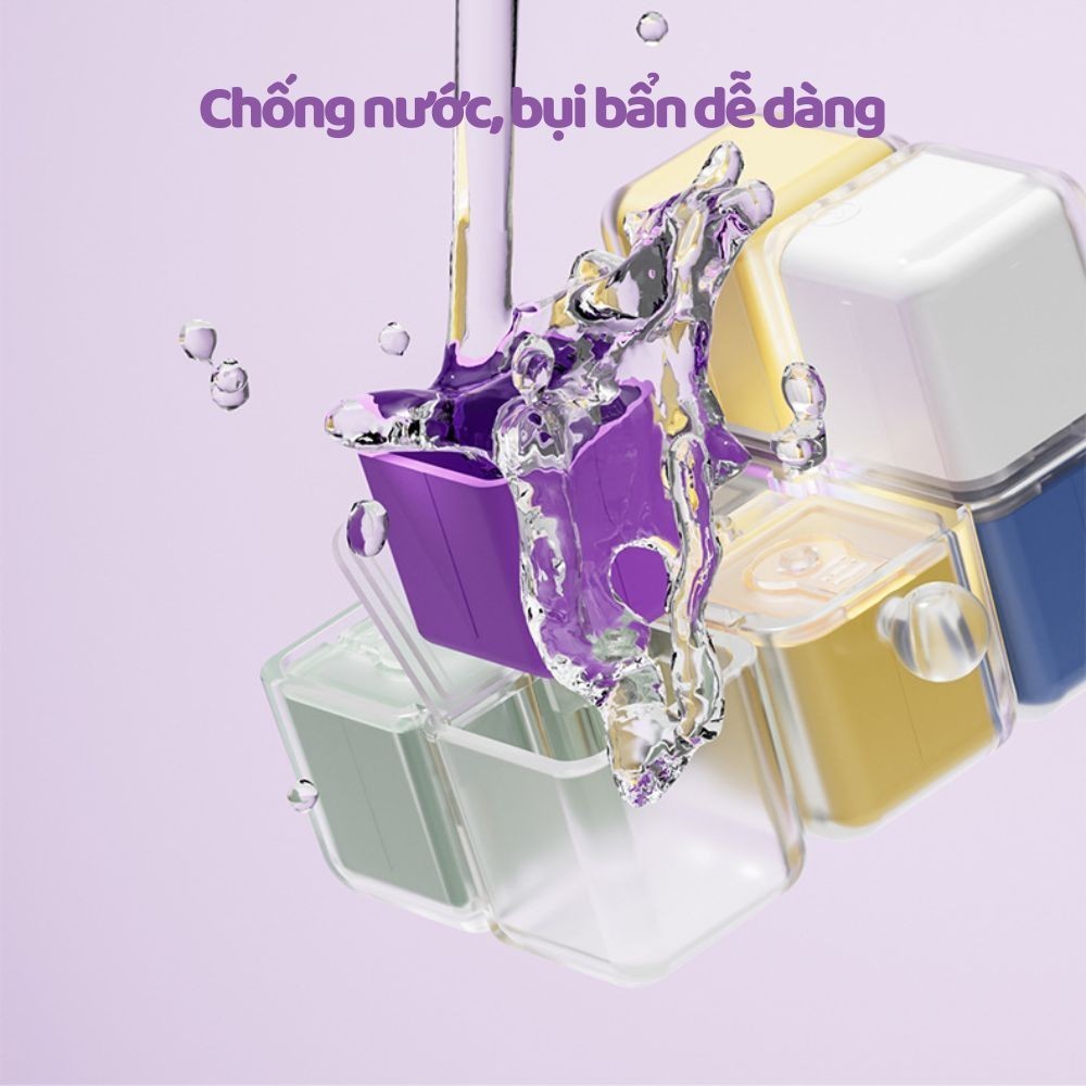 Hộp Chia Thuốc 7 Ngày Hình Magic Cube, Hộp Đựng Thuốc Viên Có Móc Treo Tiện Lợi Mang Theo